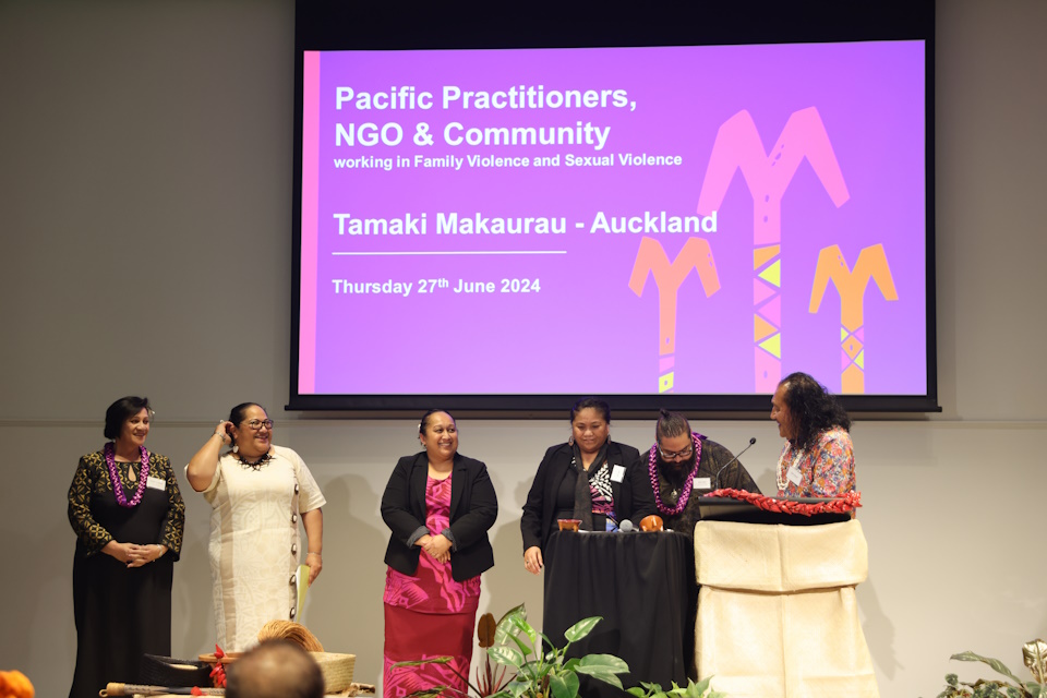 Local komiti, from L-R: Sylvia Yandall, HELP Auckland | Diana Vao, Salvation Army Community Ministries | Tima Hunt, The Fono | Jules Segi, Leabank School &amp;amp;amp;amp;amp;amp;amp;amp;amp; PACIFICA Inc | Jono Selu, Te Ngakau Kahukura | and Pale Sauni, fono MC