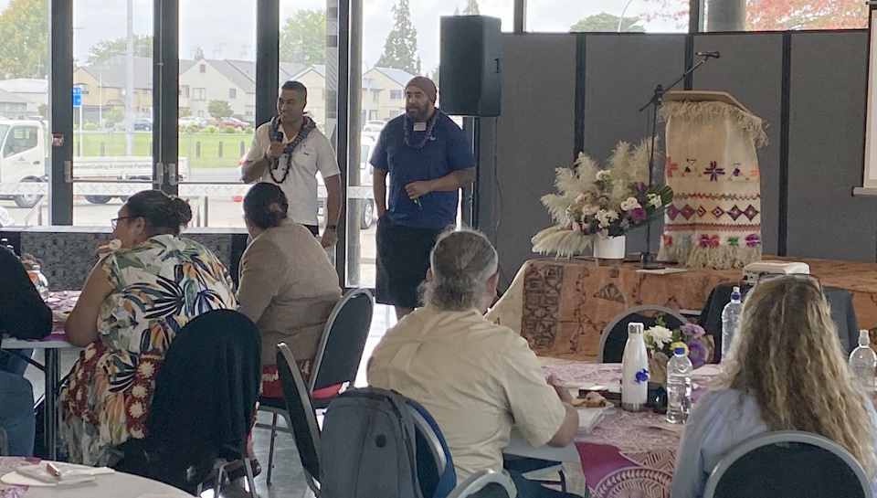 Marion Mauga, Peer Support and Social Worker, Taranaki and Uipo Tagaloasa Lead Peer Support Worker, Bay of Plenty both employed by Tautoko Tane.