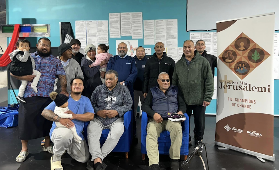 Fiji Mens Champions of Change with NZ Police